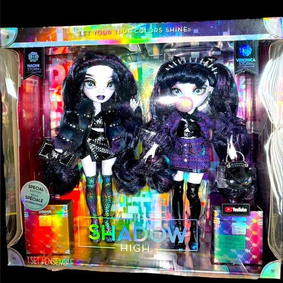 Rainbow High Shadow Twins Naomi Storm & Veronica Storm...